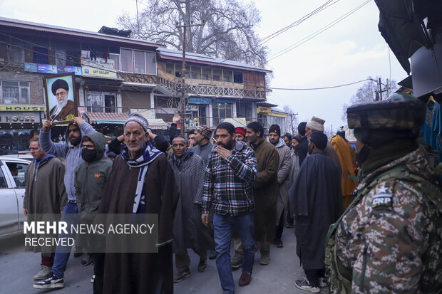 
Kashmiris support Iran against foreign-backed terrorists
