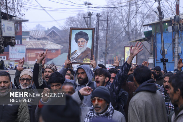 
Kashmiris support Iran against foreign-backed terrorists
