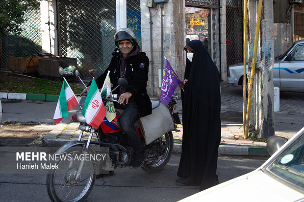راهپیمایی کاروان خودرویی و موتوری «امت قرآن» در گرگان
