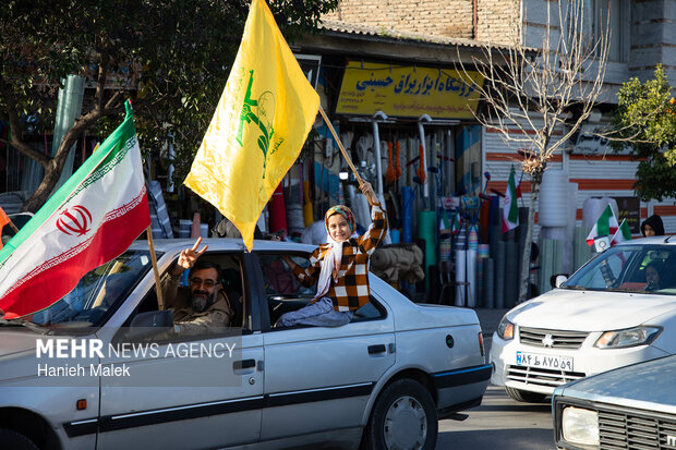 راهپیمایی کاروان خودرویی و موتوری «امت قرآن» در گرگان