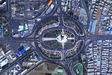 بارگذاری تصاویر ماهواره‌ خیام در نمایشگر ماهواره‌ای شهرداری تهران