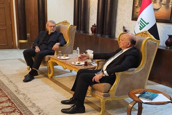 لاریجاني يستقبل وزير الخارجية العراقي