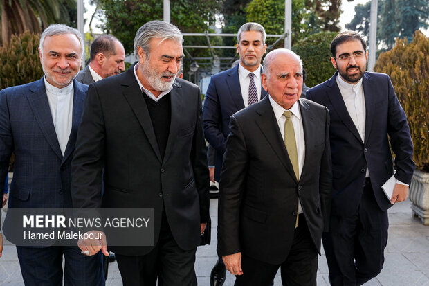 Iraq FM’s meeting with Iranian Parl. Speaker in Tehran
