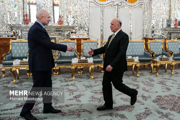 Iraq FM’s meeting with Iranian Parl. Speaker in Tehran
