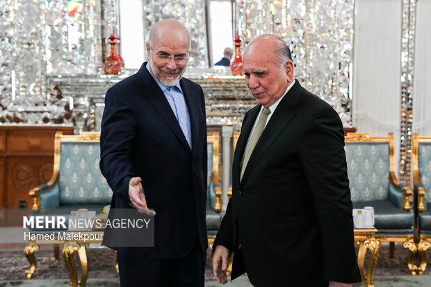 Iraq FM’s meeting with Iranian Parl. Speaker in Tehran
