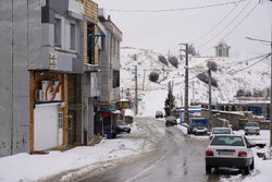 Snowfall blankets Dena town