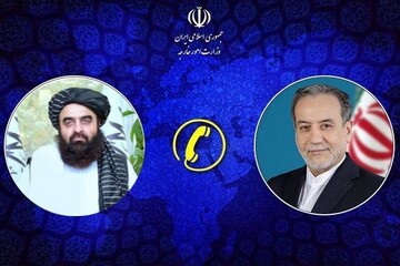 Araghchi, Taliban FM Muttaqi discuss ties, intl. issues