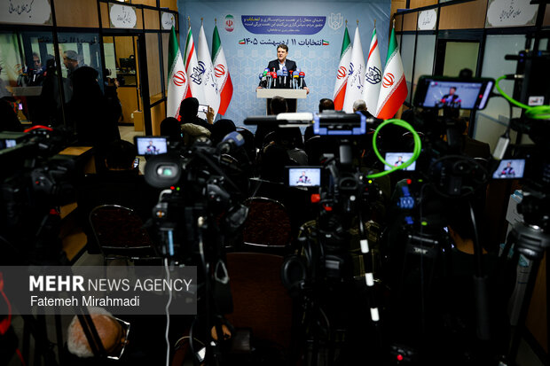 نشست خبری انتخابات شوراها و میان دوره‌ای مجلس شورای اسلامی و خبرگان 5