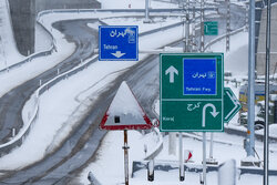 انسداد محور چالوس و آزادراه تهران شمال