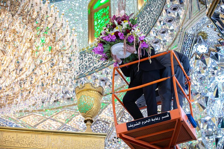 Ornamenting Imam Hussein (AS) shrine during Sha’ban(+PHOTOS)