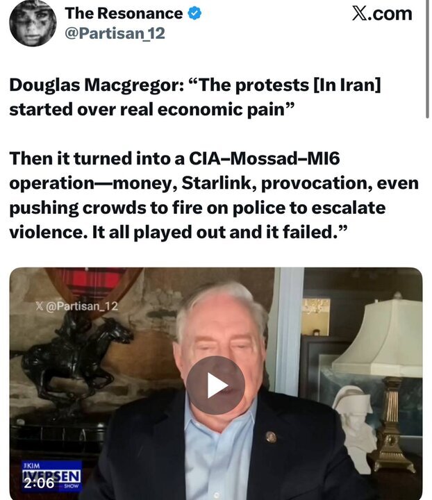 Unveiling docs. of US, Israel's involvement in Iran’s unrest