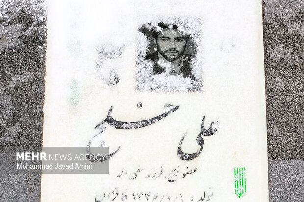 بارش برف در قزوین