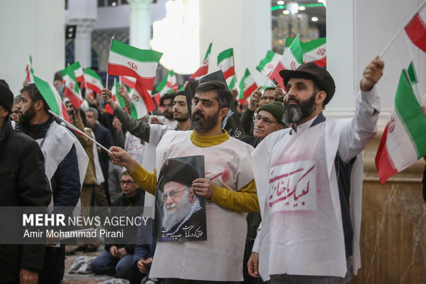 تجدید بیعت امت با ولایت در مسجد جمکران