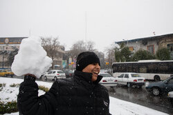 بارش اولین برف زمستانی در گرگان