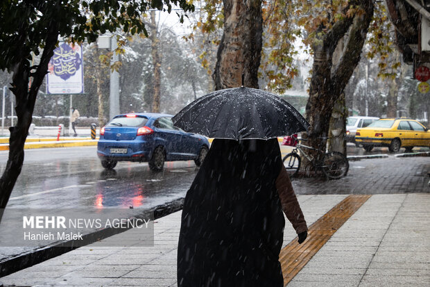بارش اولین برف زمستانی در گرگان