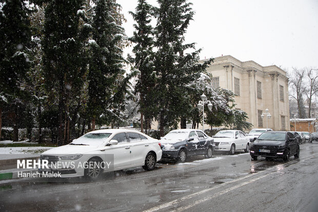 بارش اولین برف زمستانی در گرگان