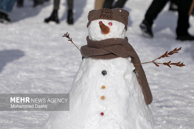 جشنواره یک روز داغ برفی در اردبیل