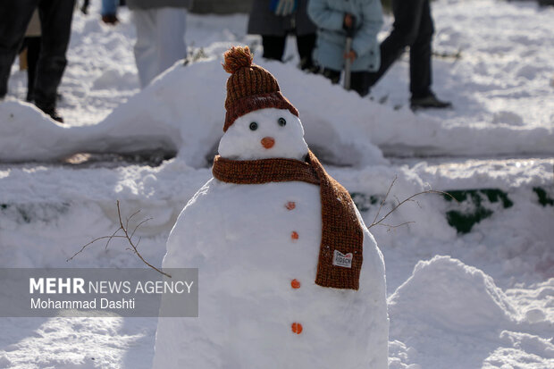 جشنواره یک روز داغ برفی در اردبیل
