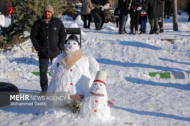 جشنواره یک روز داغ برفی در اردبیل