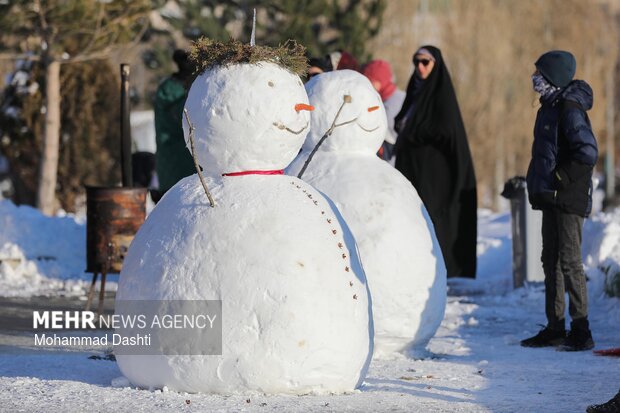 جشنواره یک روز داغ برفی در اردبیل