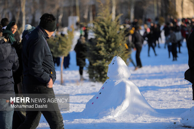 جشنواره یک روز داغ برفی در اردبیل