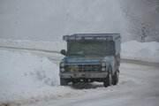 بارش برف در فریدونشهر و بویین‌میاندشت؛ پرهیز از سفرهای غیرضروری