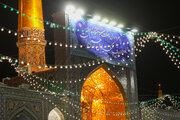 VIDEO: Pilgrims in Mashhad mark Imam Hussein birth Anniv.