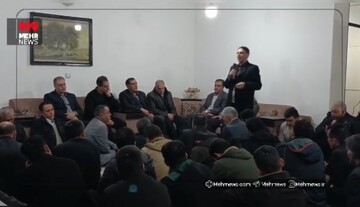 مراسم یادبود شهید مهدی حیدری در منزل شهید