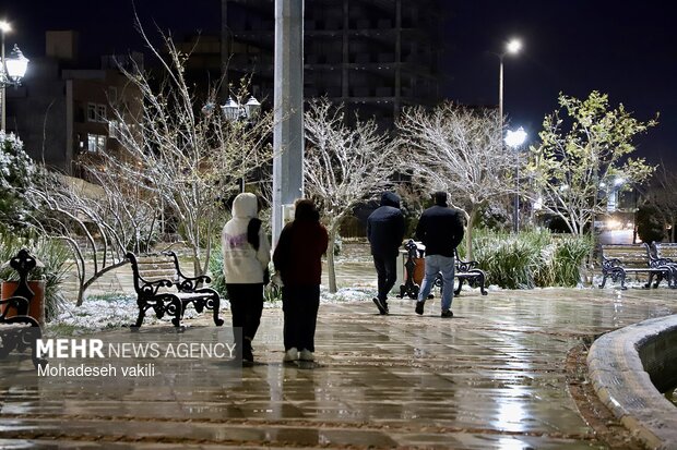 شب برفی زاهدان