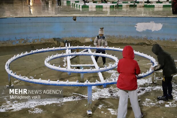 شب برفی زاهدان