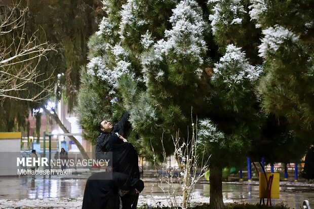 شب برفی زاهدان