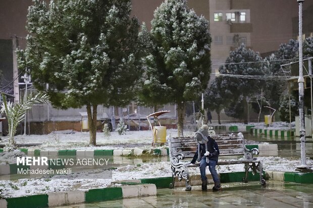 شب برفی زاهدان