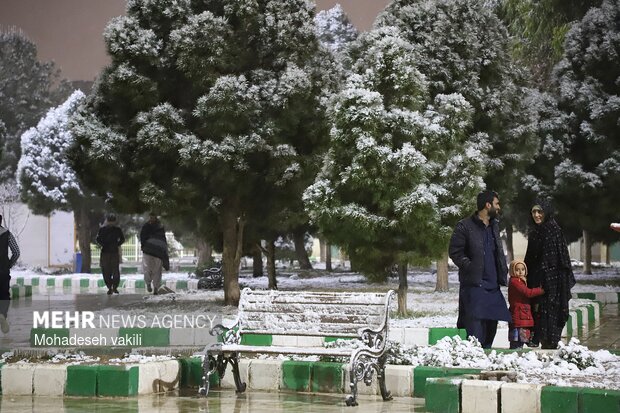 شب برفی زاهدان