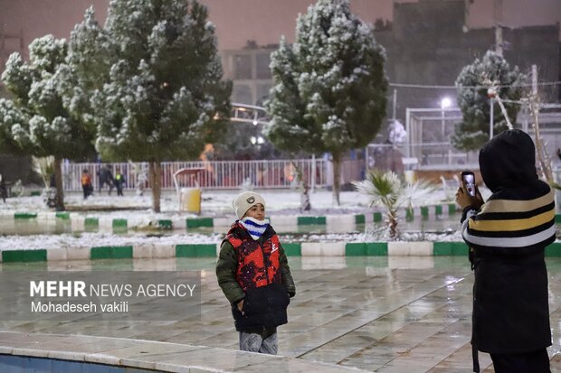 شب برفی زاهدان