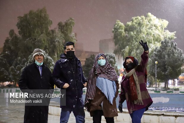 شب برفی زاهدان