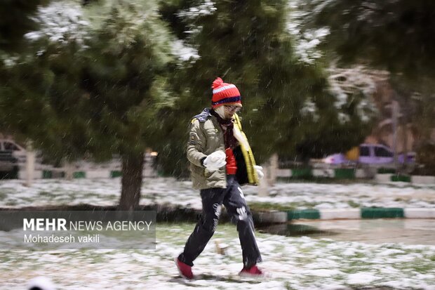 شب برفی زاهدان