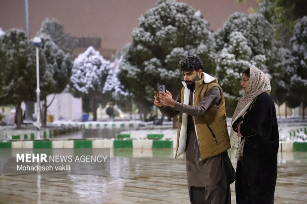 شب برفی زاهدان