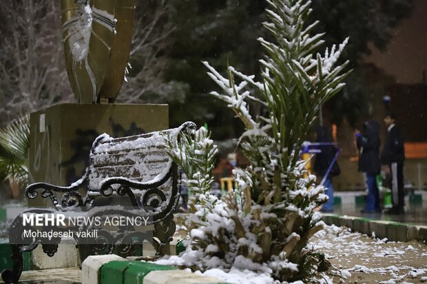 شب برفی زاهدان