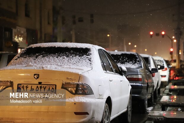 شب برفی زاهدان