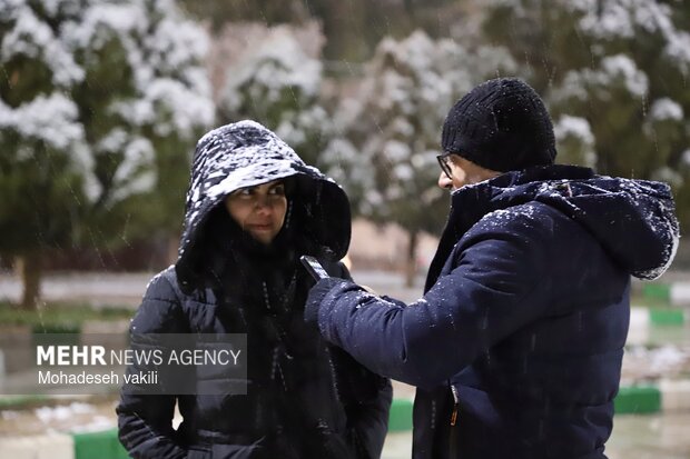 شب برفی زاهدان