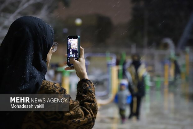 شب برفی زاهدان