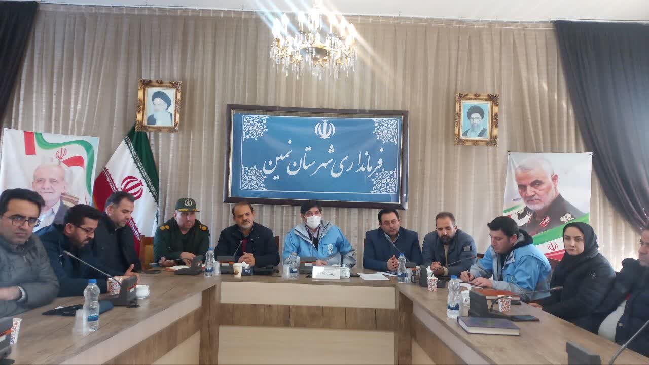 مانور صفر عملیات پاسخ به بحران نمین برگزار شد