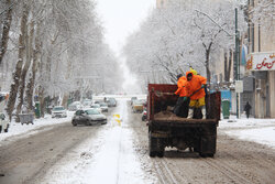 تداوم بارش برف و باران در استان سمنان 