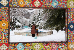 بارش برف در کرمانشاه