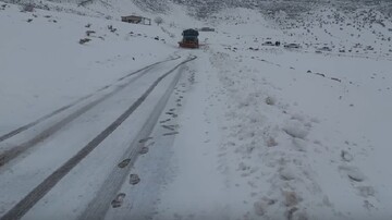 برف‌روبی محور خرم‌آباد - سپیددشت