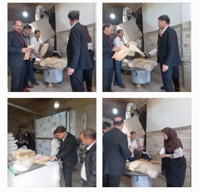 گشت بازرسی نانواییهای الشتر؛ ۲ واحد خبازی به مراجع قانونی معرفی شدند