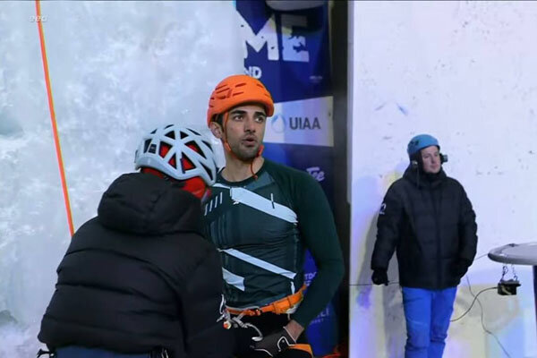 Iranians win gold and silver at UIAA Ice Climbing World Cup