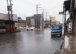 بارش بیش از ۵۰ میلی‌متر باران در اهواز طی ۱۲ ساعت