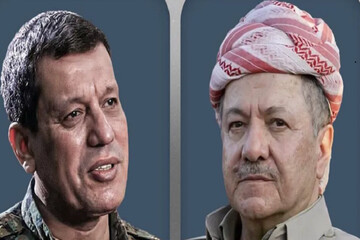 گفتوگۆی تەلەفونی بارزانی و کۆبانی