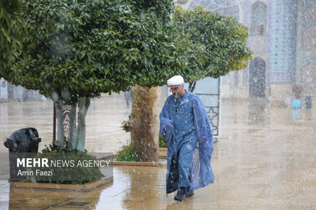 بارش برف شیراز